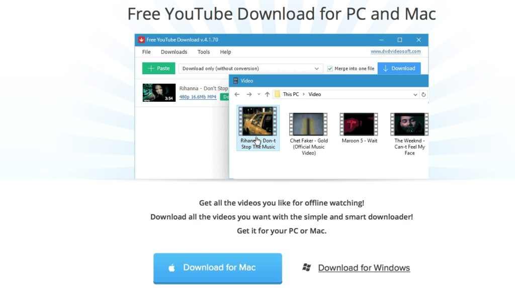 download youtube videos free mac chrome